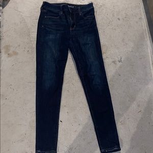 American eagle dark high rise jegging